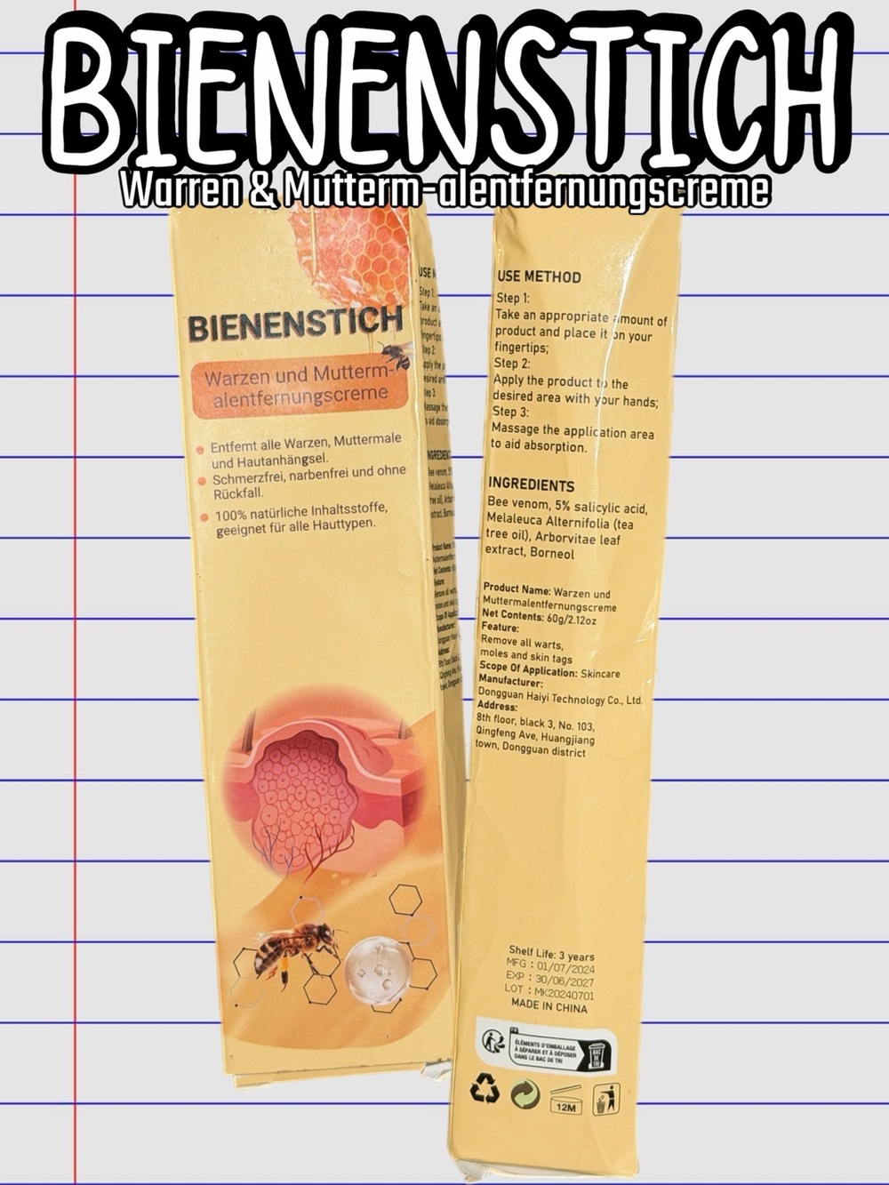 BIENENSTICH Wart Removal Cream